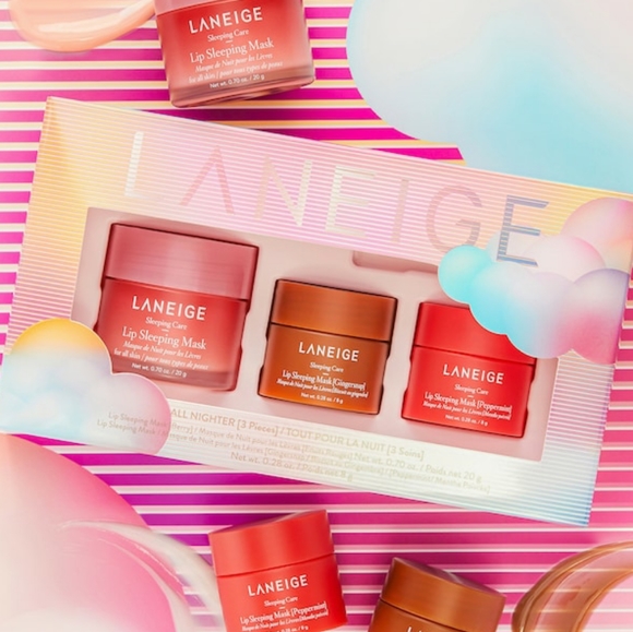 LANEIGE Other - 💜NEW💜BNIB LE Laneige 3PC All Nighter Lip Set!!!